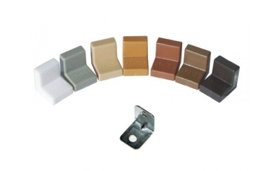 Уголок метал. с пластик.крышкой 16х20 Белый,компл (001-000053)